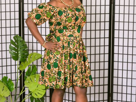 Chika Puff Sleeves Elastic Waist