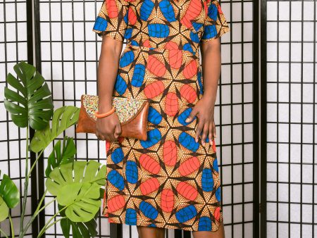 Kebe Short Sleeve Wrap Dress