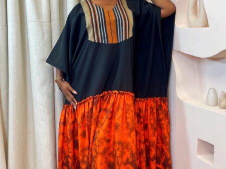 Premier Aso-oke Mixed Gown